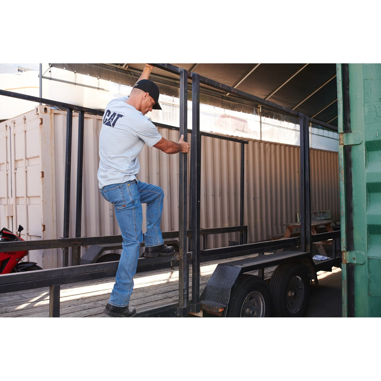 Trademark Tee Blue Fog Heather