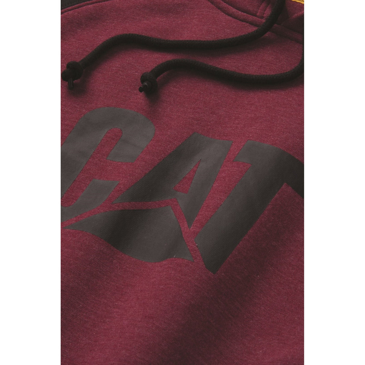 Raglan Hooded Sweatshirt Carmenere Heather/Black