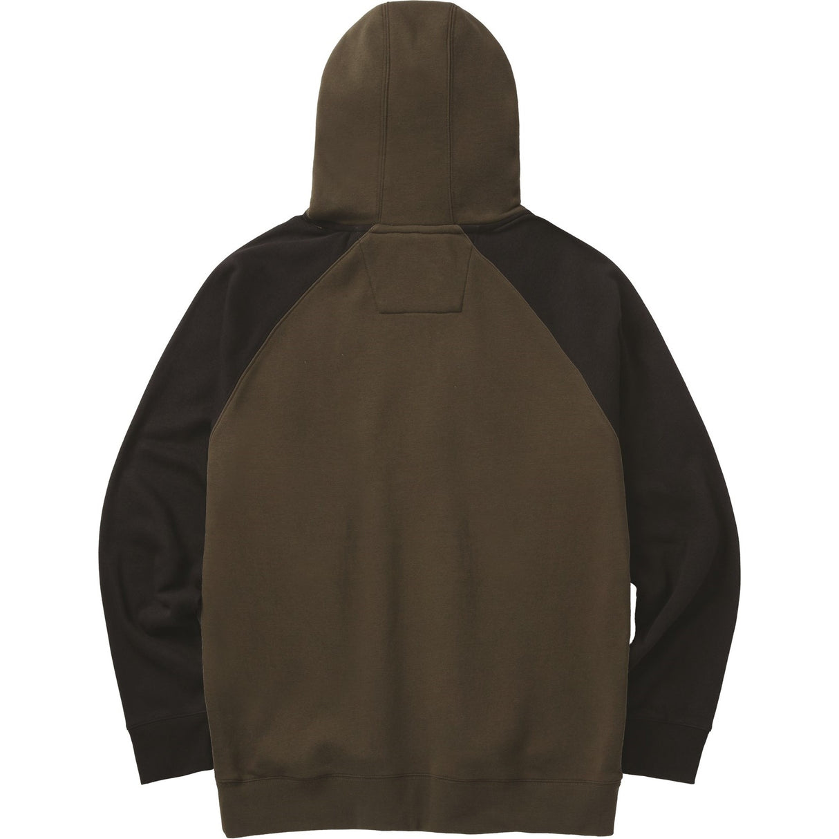 Raglan Hooded Sweatshirt Army Moss/Black