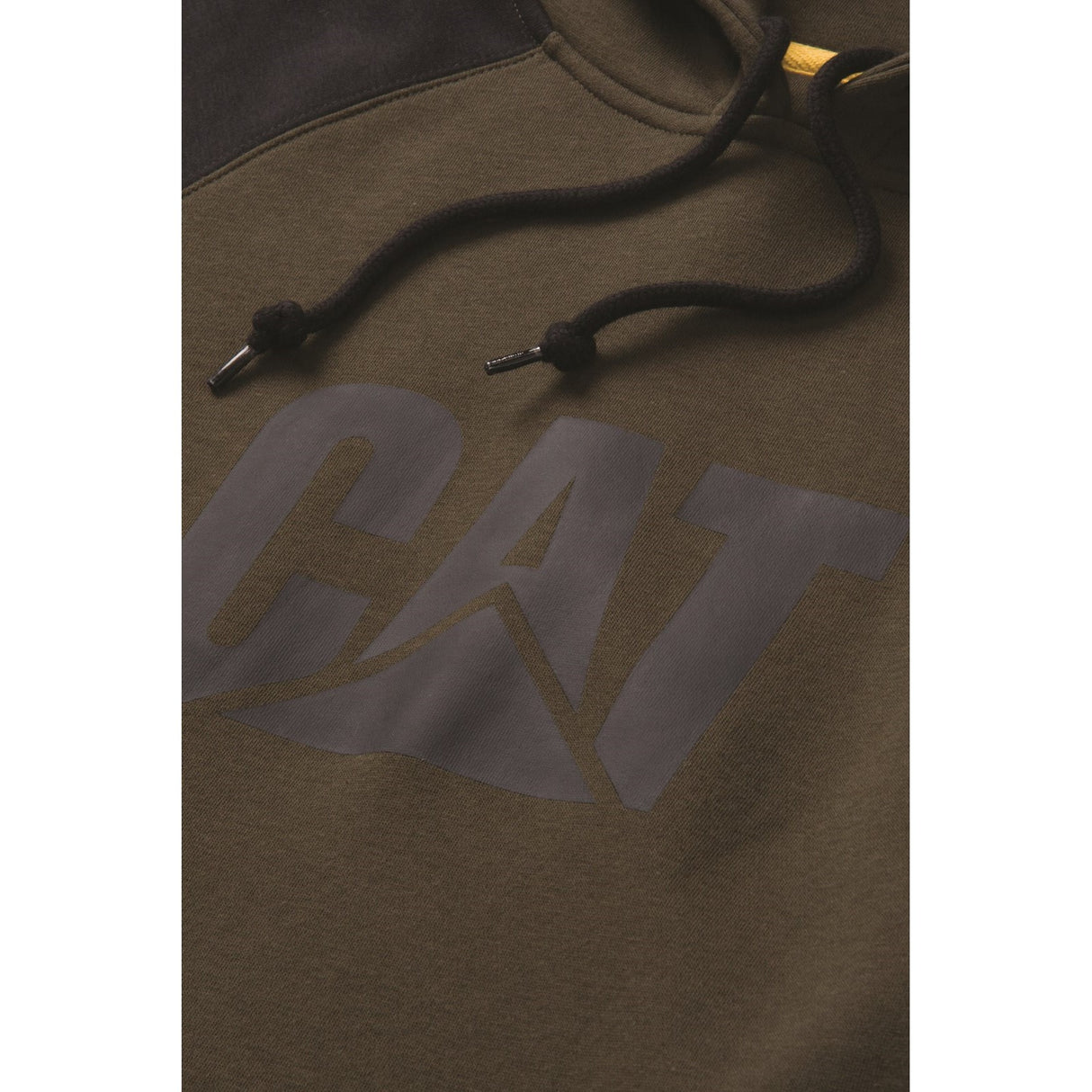 Raglan Hooded Sweatshirt Army Moss/Black