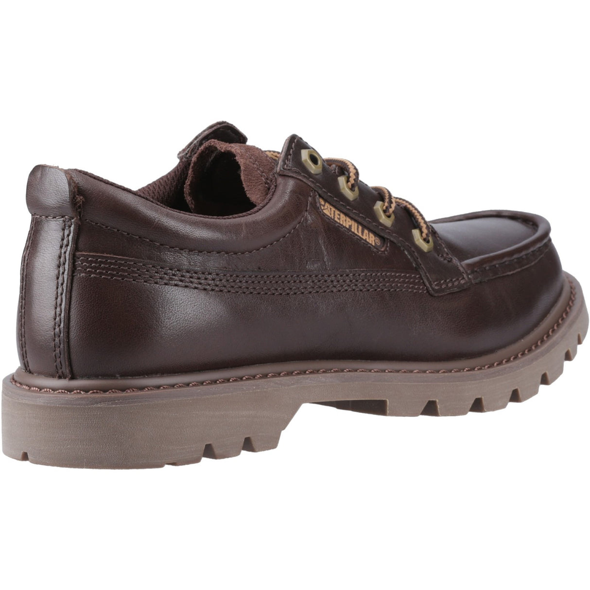 Colorado Moc Toe Low Shoes Dark Brown