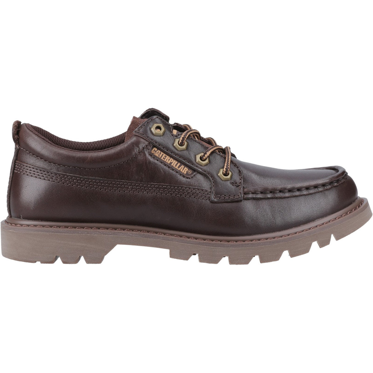 Colorado Moc Toe Low Shoes Dark Brown