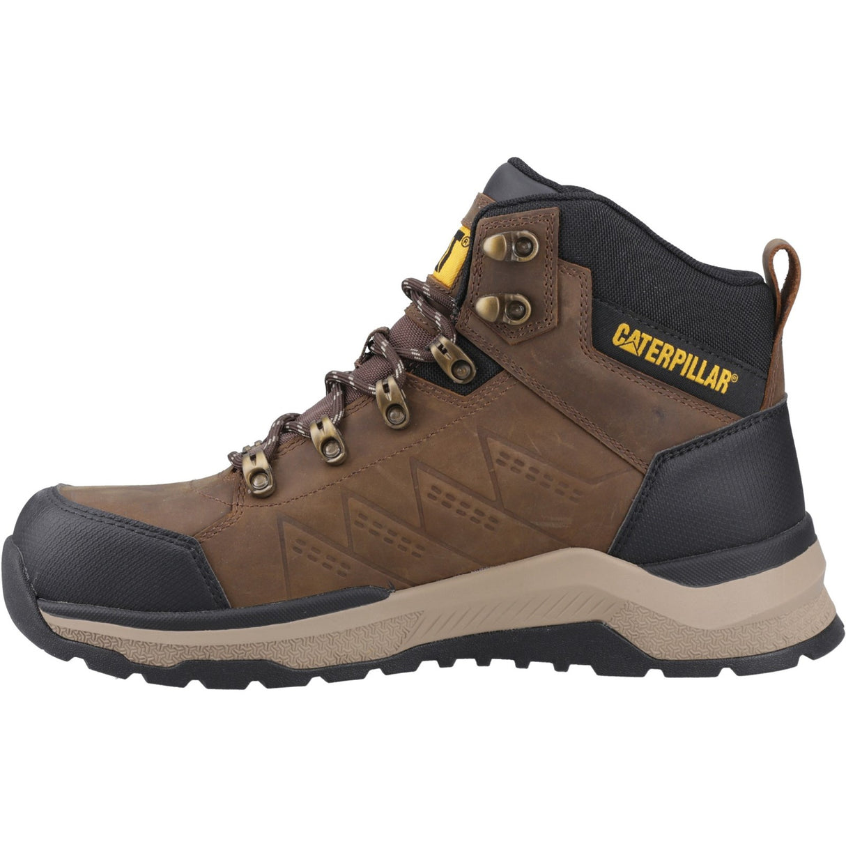 Inductor Leather Safety Boots Brown