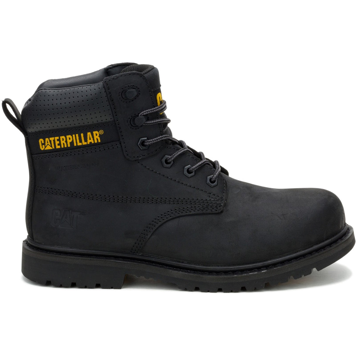 Silva Lace up Occupational Work Boots Black