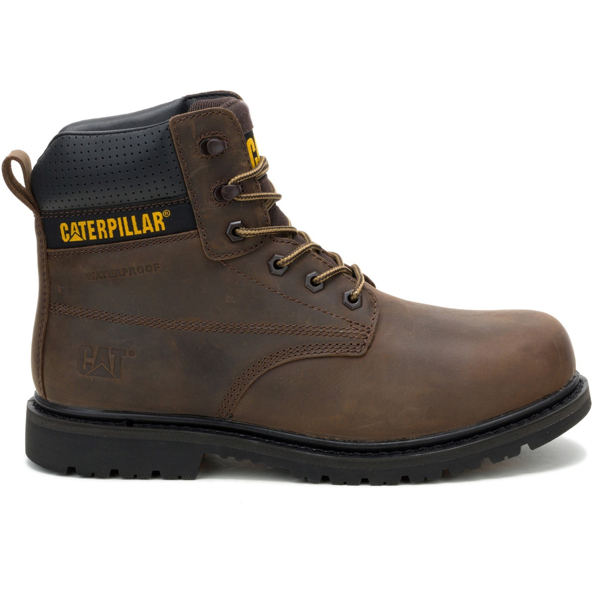 Silva Lace up Occupational Work Boots Brown