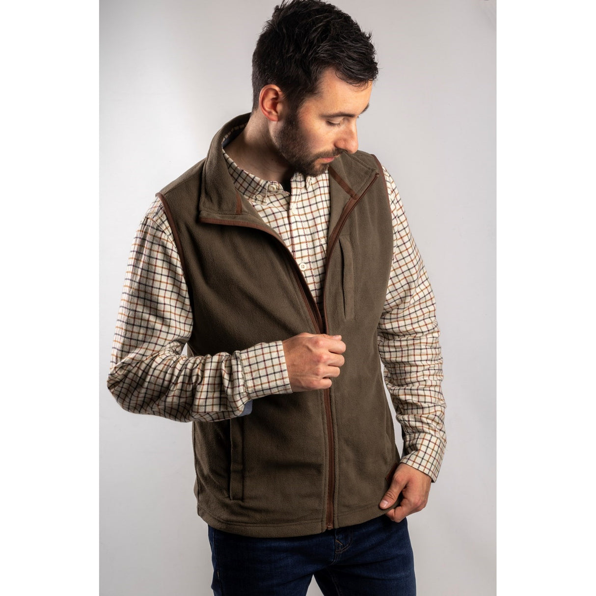 Concord Fleece Vest Cypress