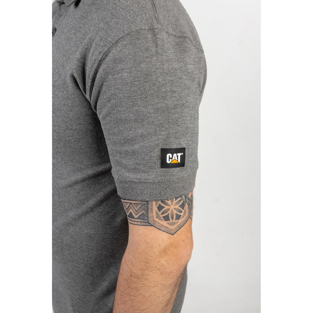 Essentials Polo Shirt Dark Heather Grey