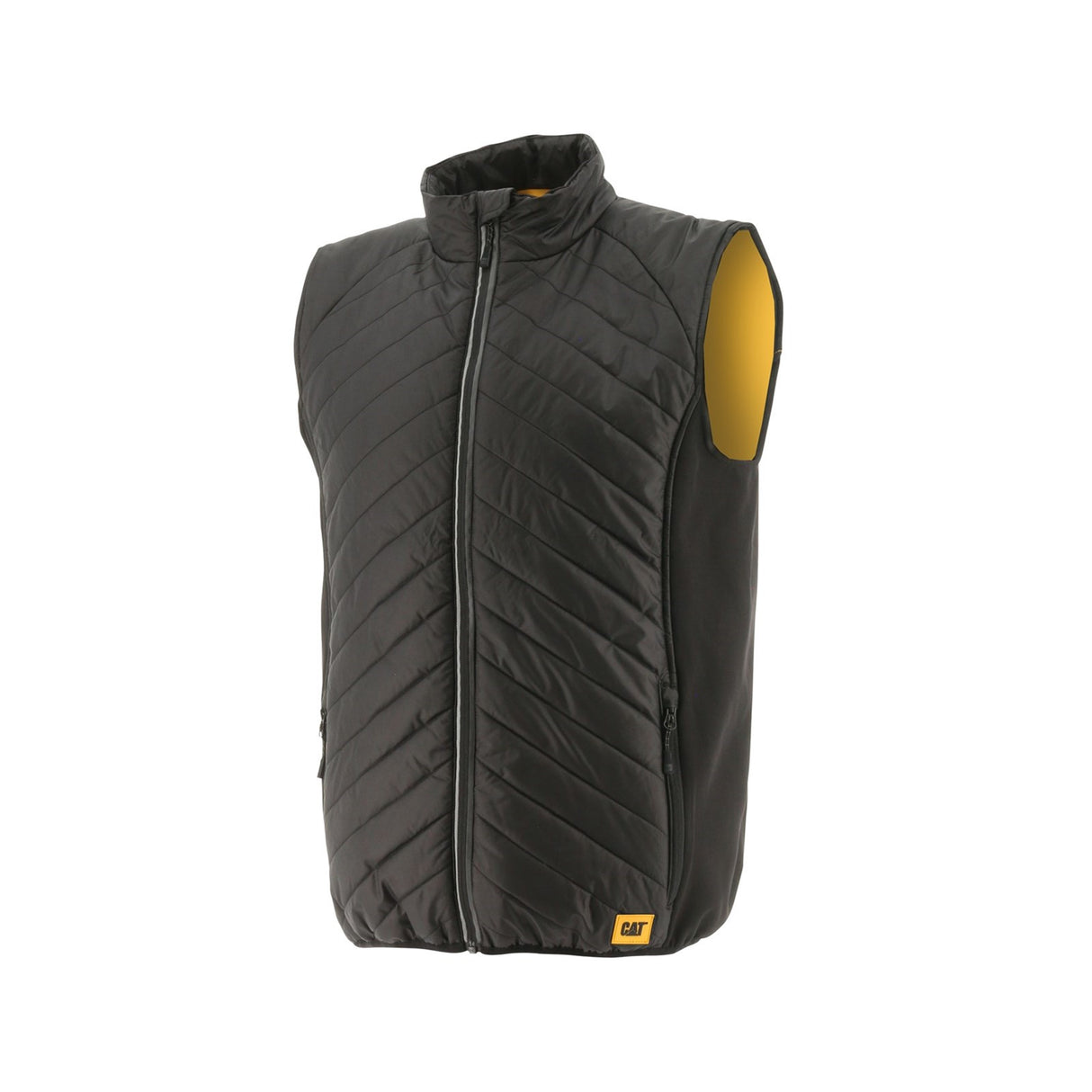 Trades Hybrid Body Warmer Black/Yellow