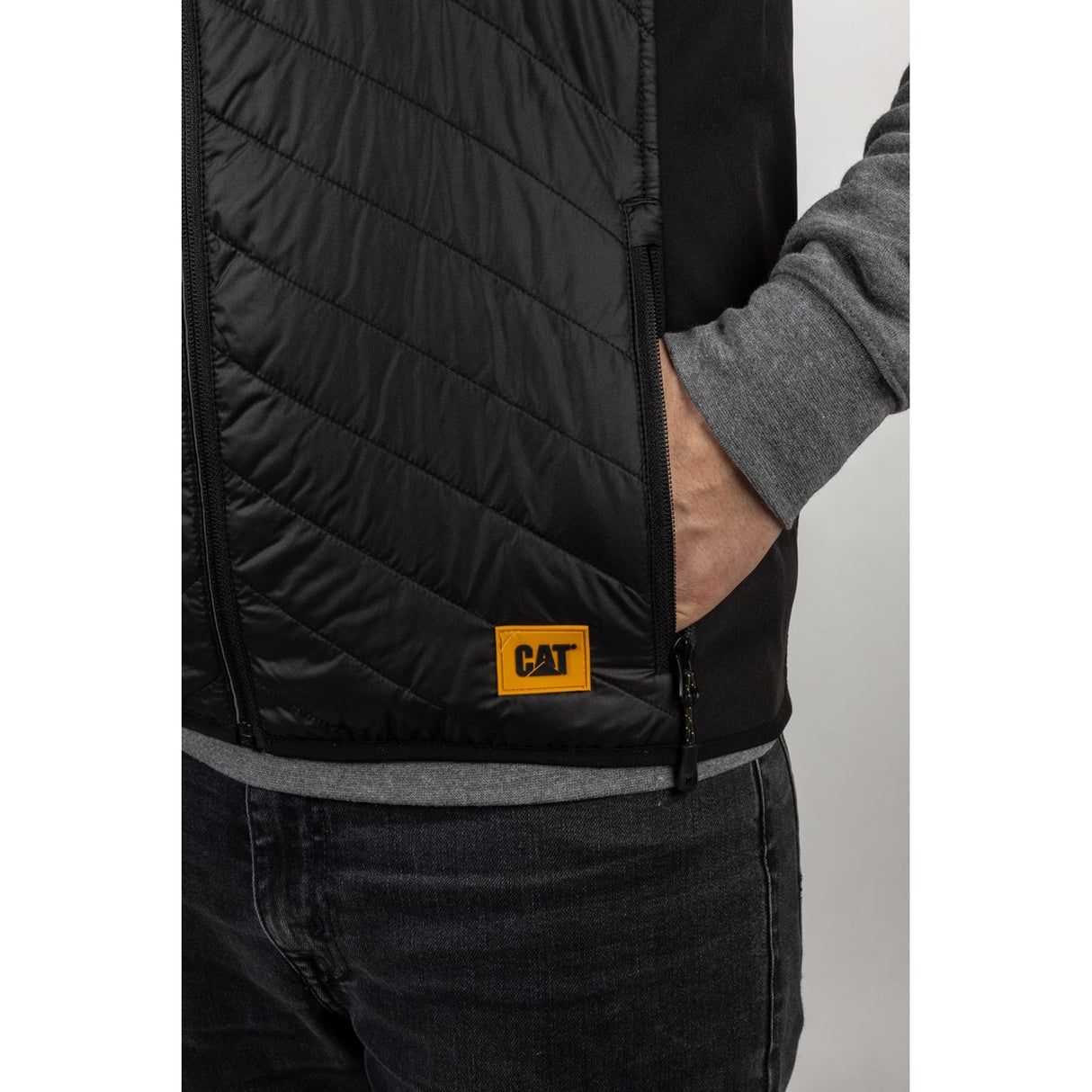 Trades Hybrid Body Warmer Black/Yellow