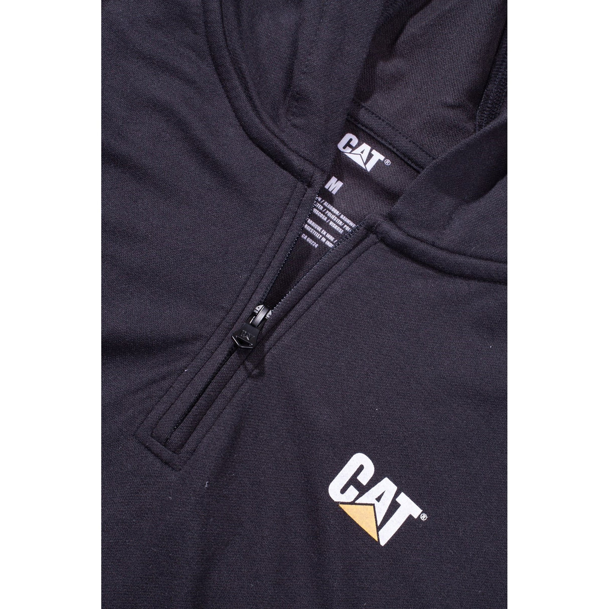 Coolmax Quarter Zip Hoodie Black