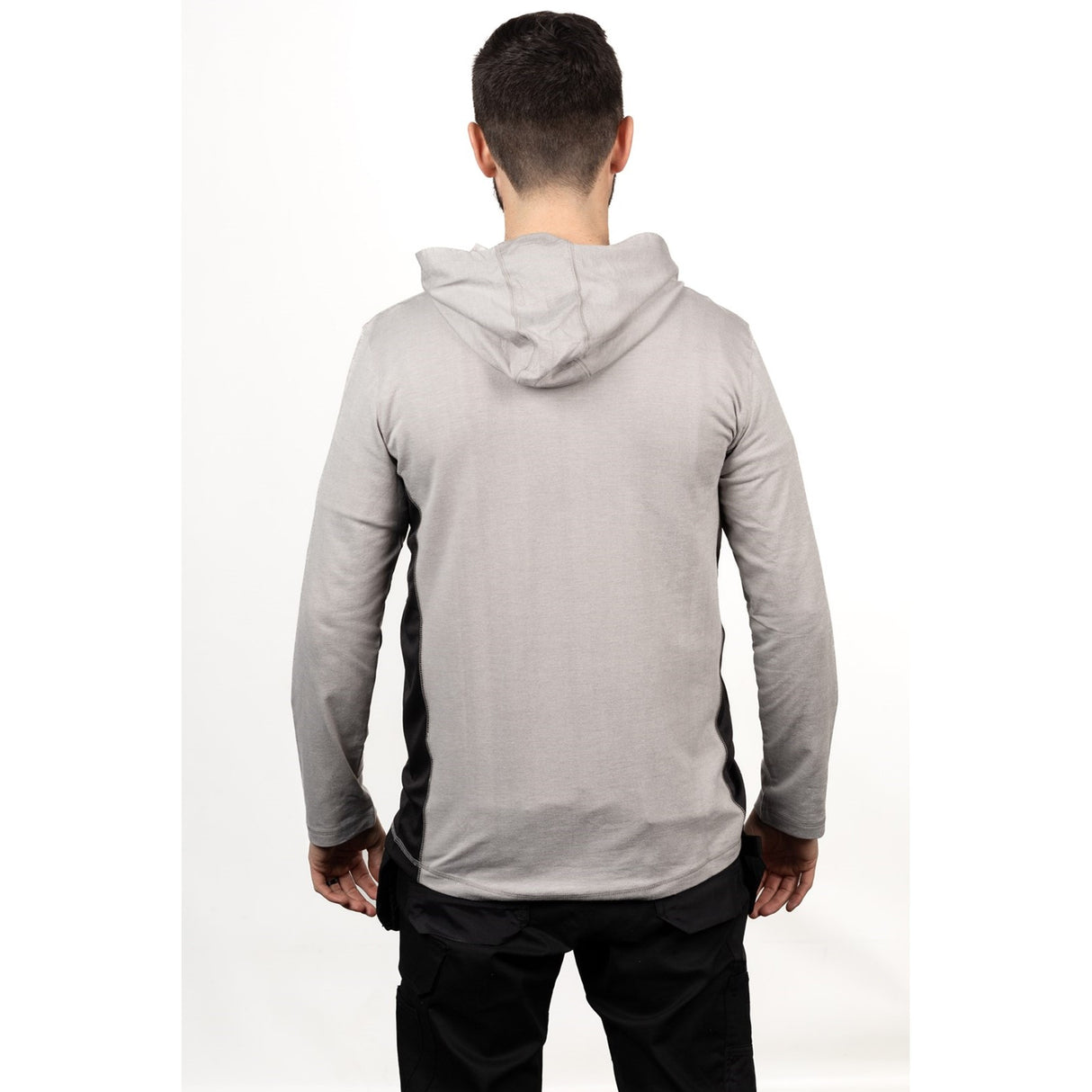 Coolmax Quarter Zip Hoodie Heather Grey