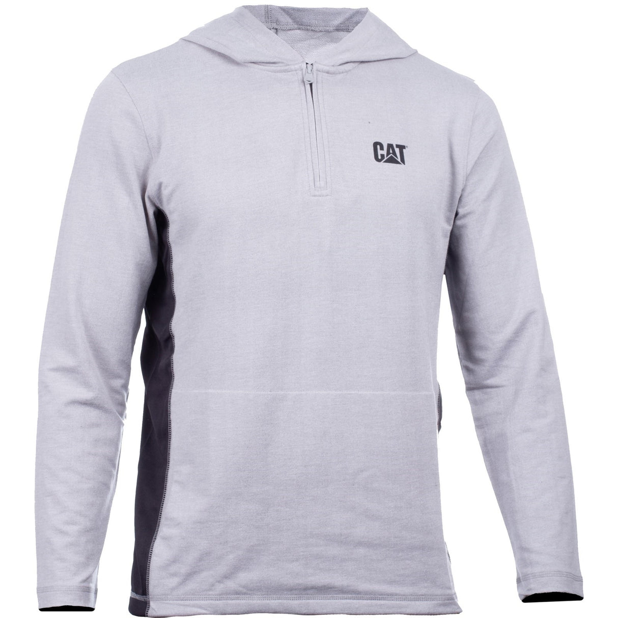 Coolmax Quarter Zip Hoodie Heather Grey
