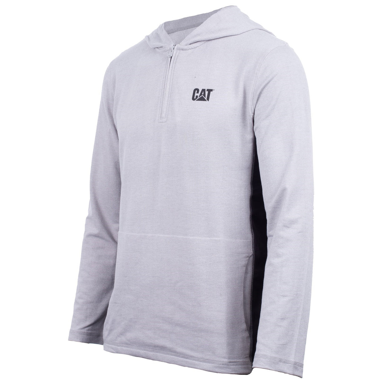 Coolmax Quarter Zip Hoodie Heather Grey