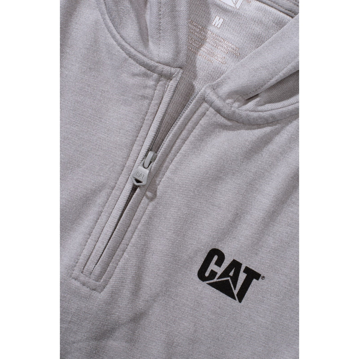 Coolmax Quarter Zip Hoodie Heather Grey