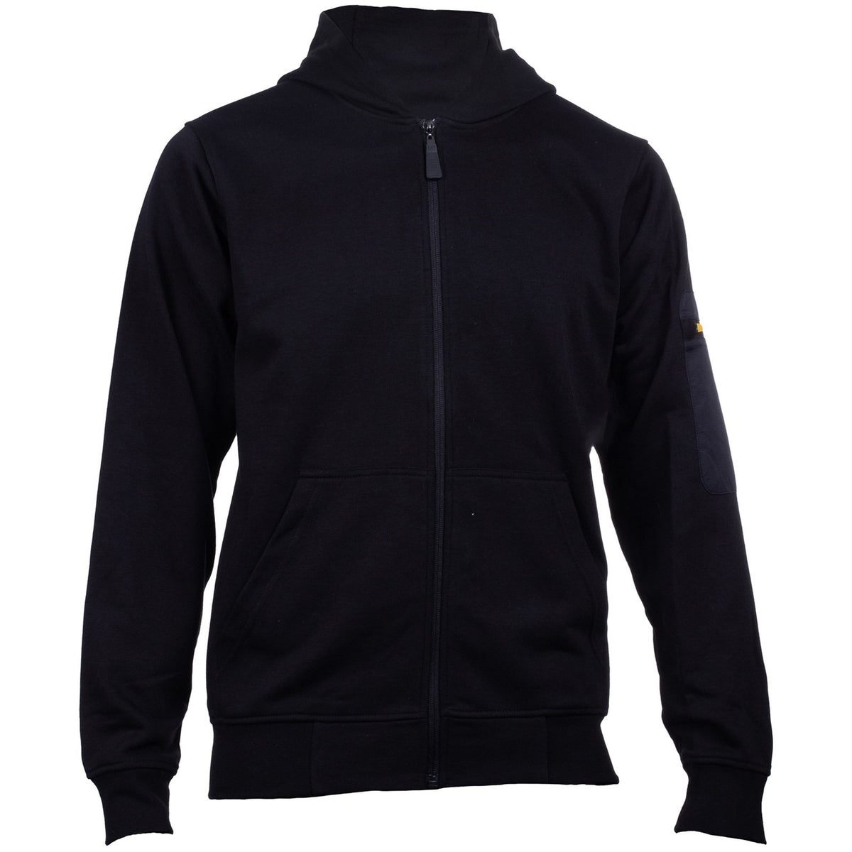Loopback Full Zip Hoodie Black