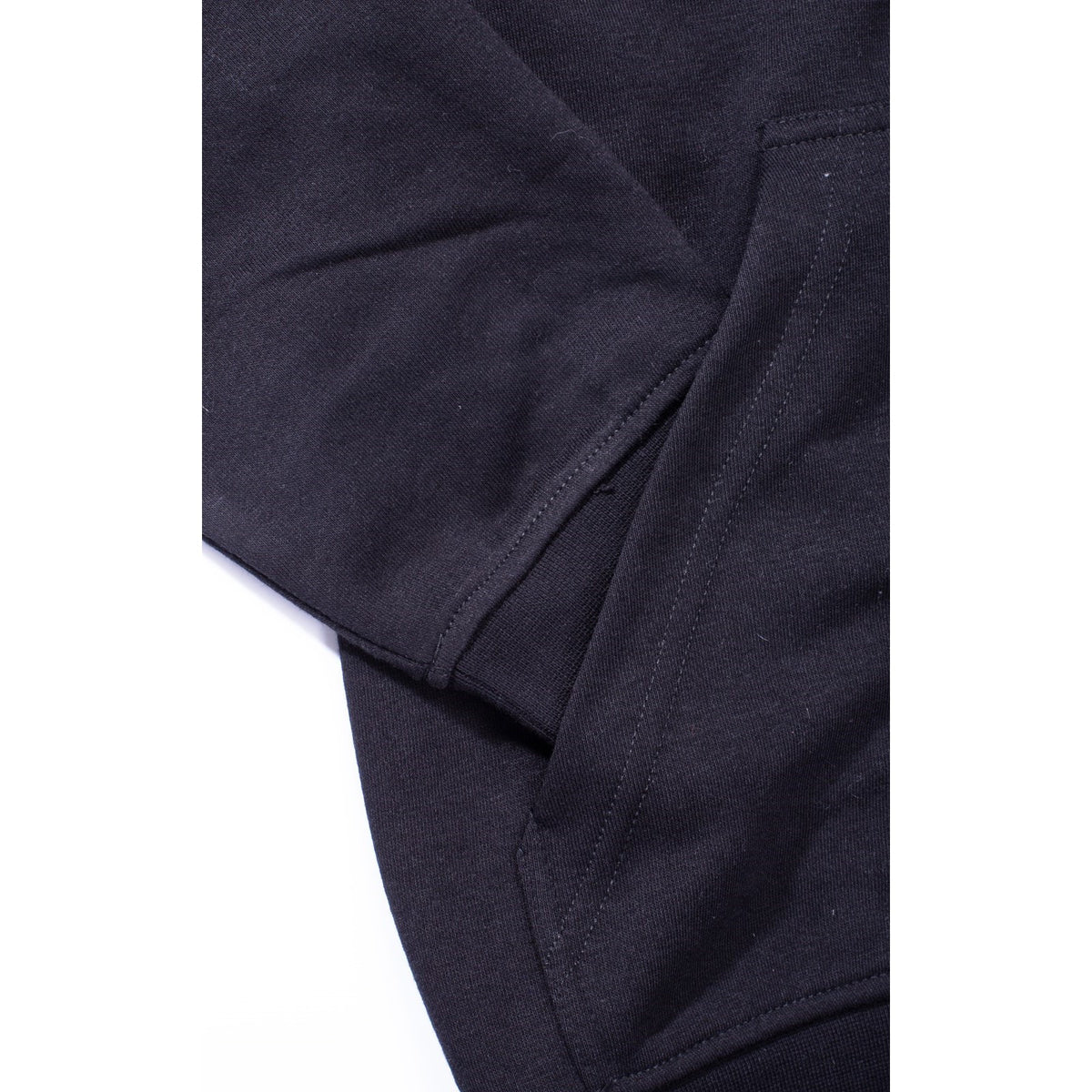 Loopback Full Zip Hoodie Black
