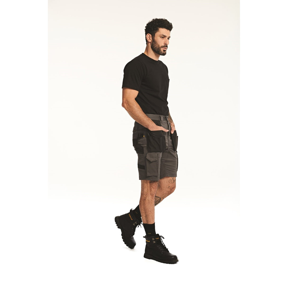 Essential Stretch Pocket Shorts Dark Shadow