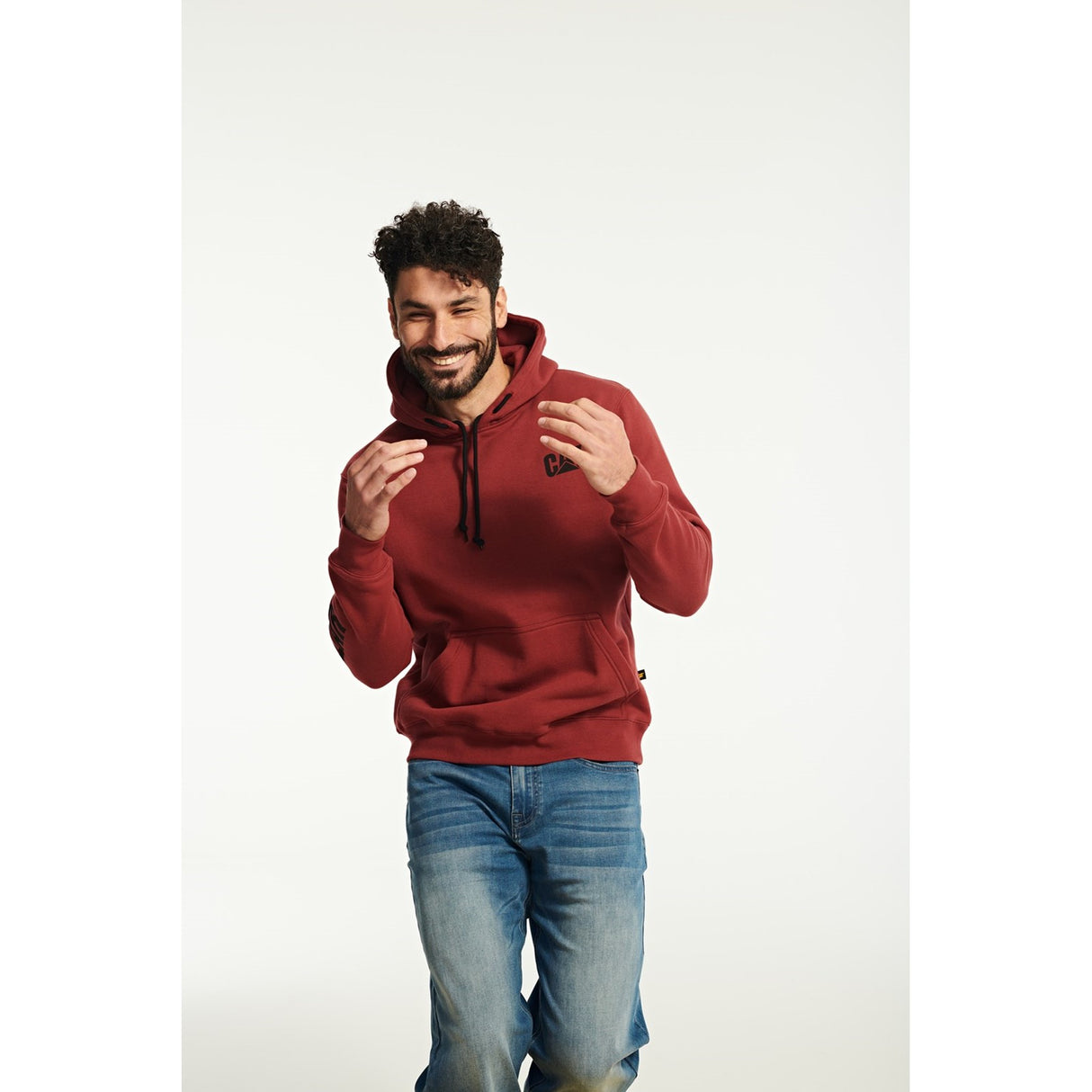 Trademark Banner Hooded Sweatshirt Brick
