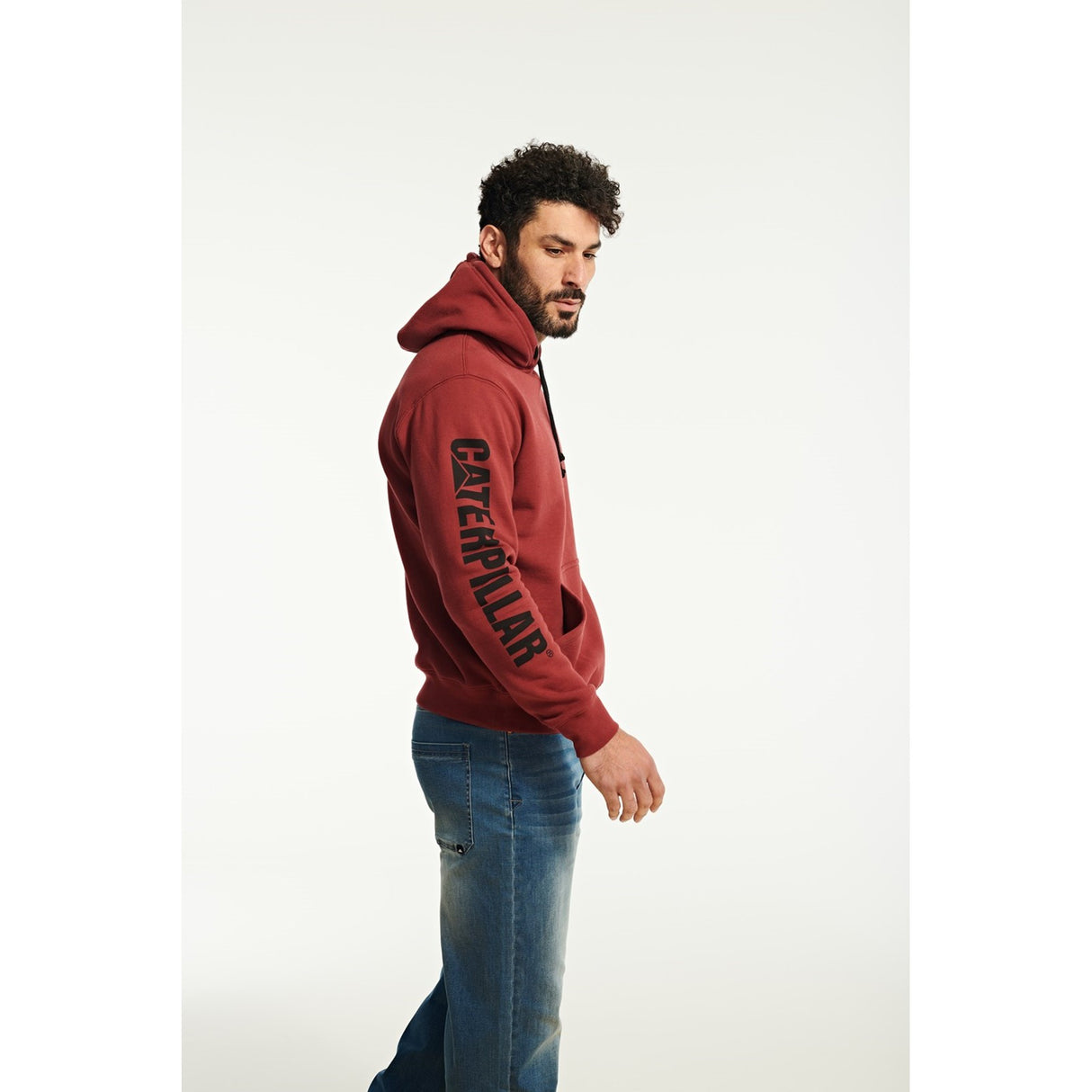 Trademark Banner Hooded Sweatshirt Brick