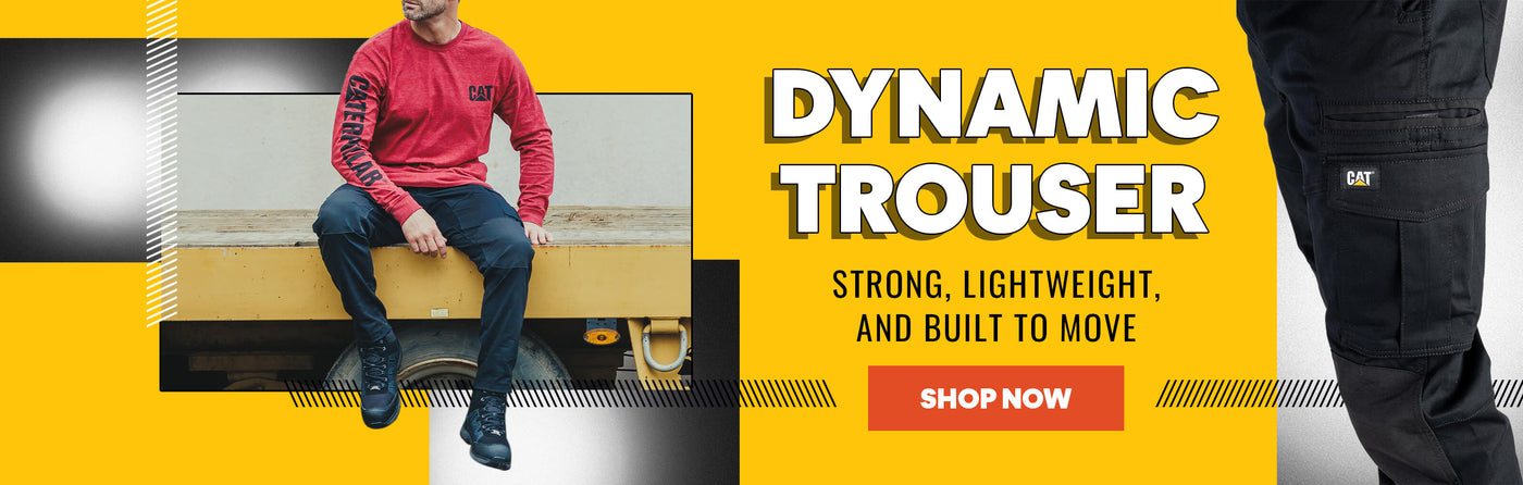 DYNAMIC TROUSER. STRONG, LIGHTWEIGHT, AND BUILT TO MOVE. SHOP NOW