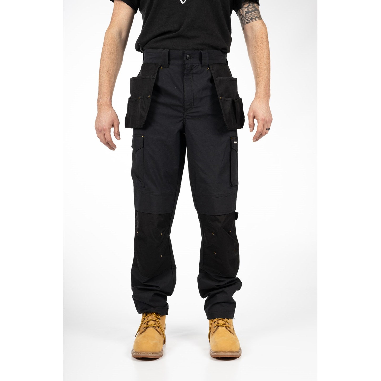 Mens Caterpillar Black Nexus Holster Stretch Pocket Trouser – Shop