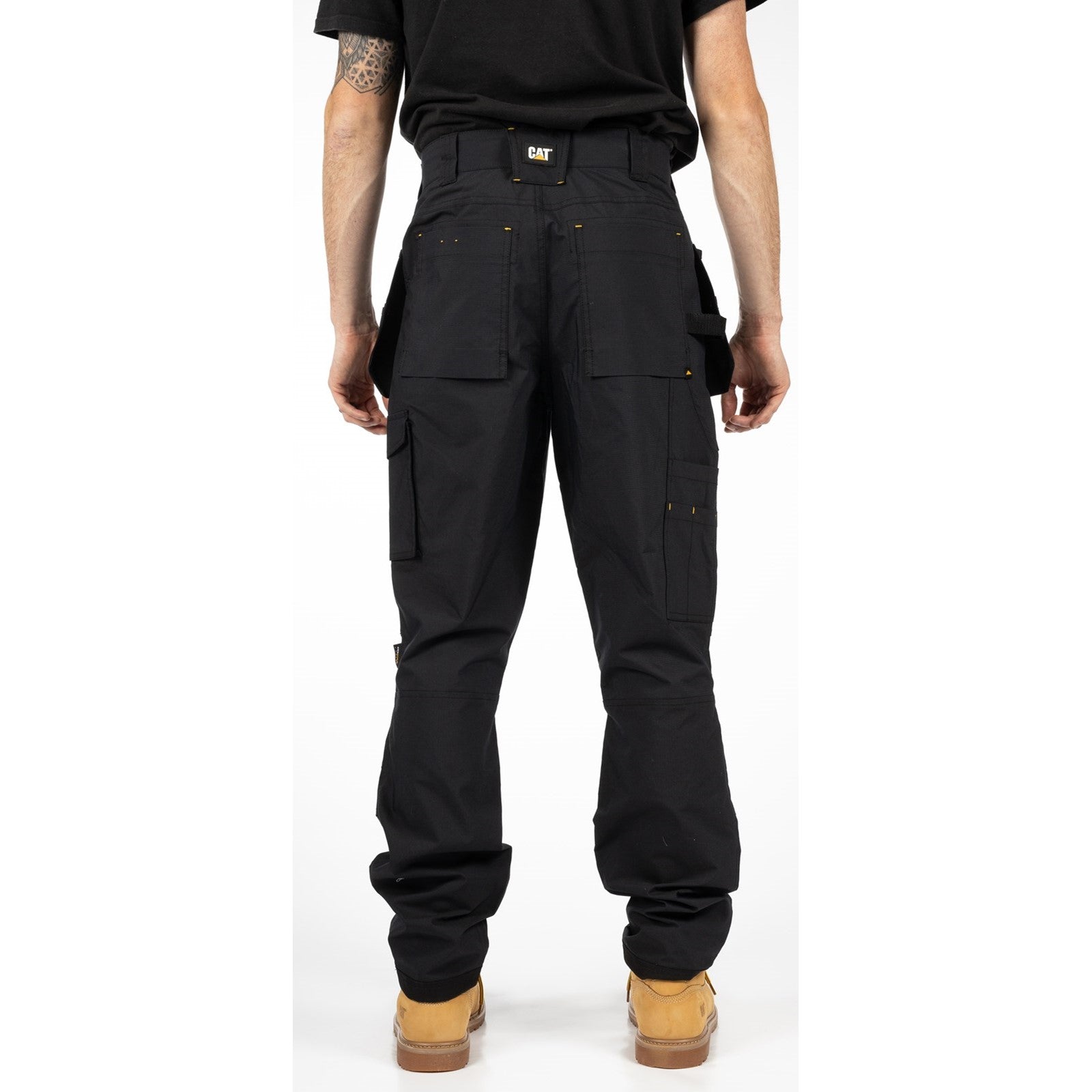 Mens Caterpillar Black Nexus Holster Stretch Pocket Trouser – Shop