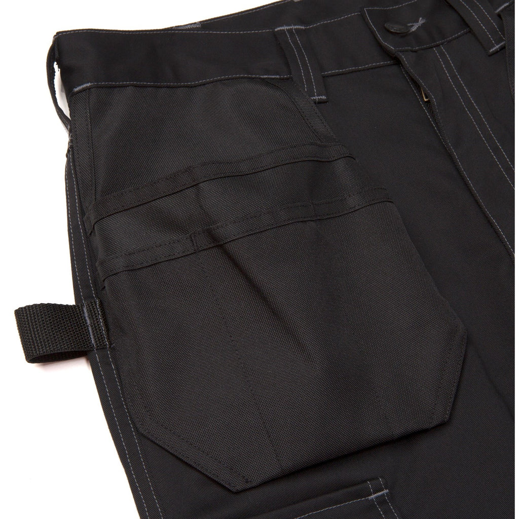 Pantalon Caterpillar Essentials Stretch Knee Pocket - Dark Shadow Black | Ultra Résistant Avec Poches CORDURA