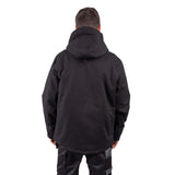 Hooded Sherpa Lined Jacket  Black