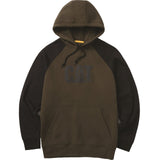 Raglan Hooded Sweatshirt  Army Moss/Black