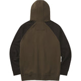 Raglan Hooded Sweatshirt  Army Moss/Black