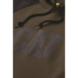 Raglan Hooded Sweatshirt  Army Moss/Black