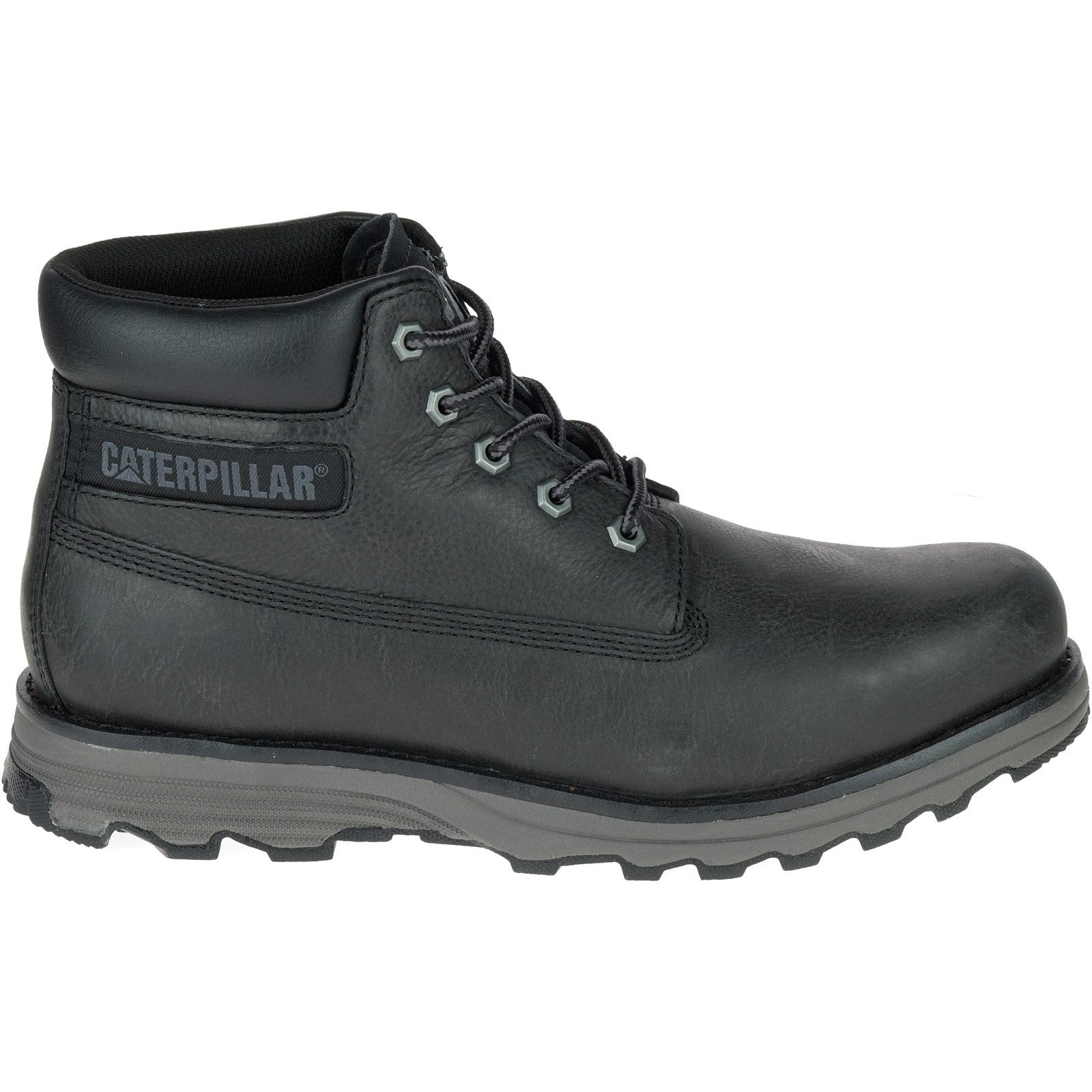Scarpe Da Lavoro Impermeabili Caterpillar Founder WP TX – Uomo, Pelle Pieno Fiore, Nere, Suola In Gomma, Taglia US