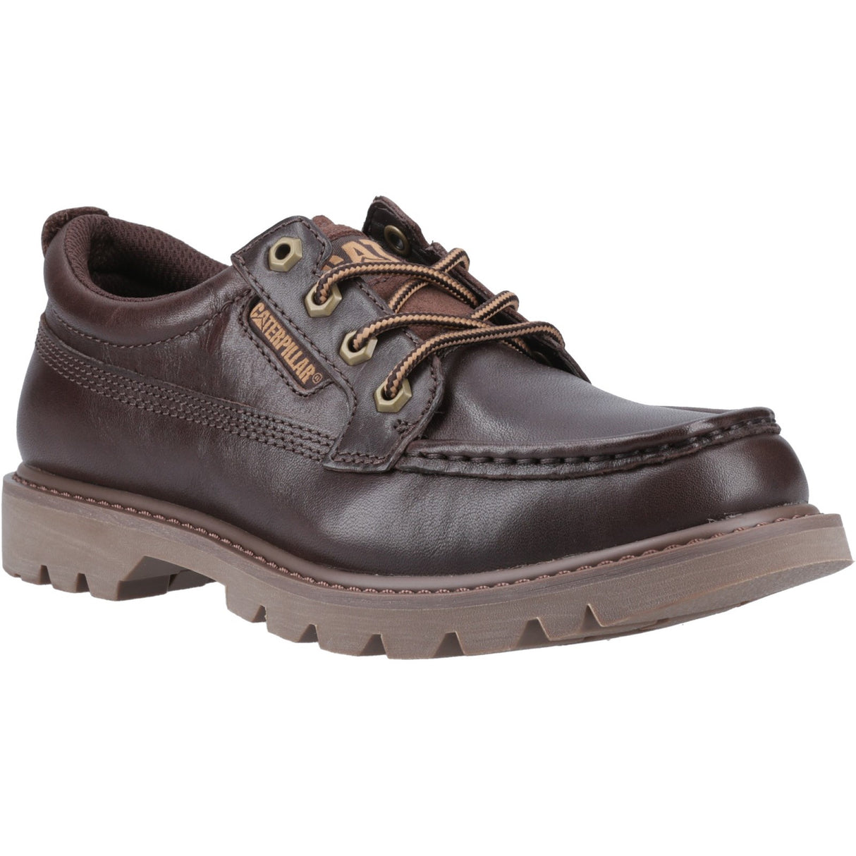 Mens Caterpillar Dark Brown Colorado Moc Toe Low Shoes – Shop