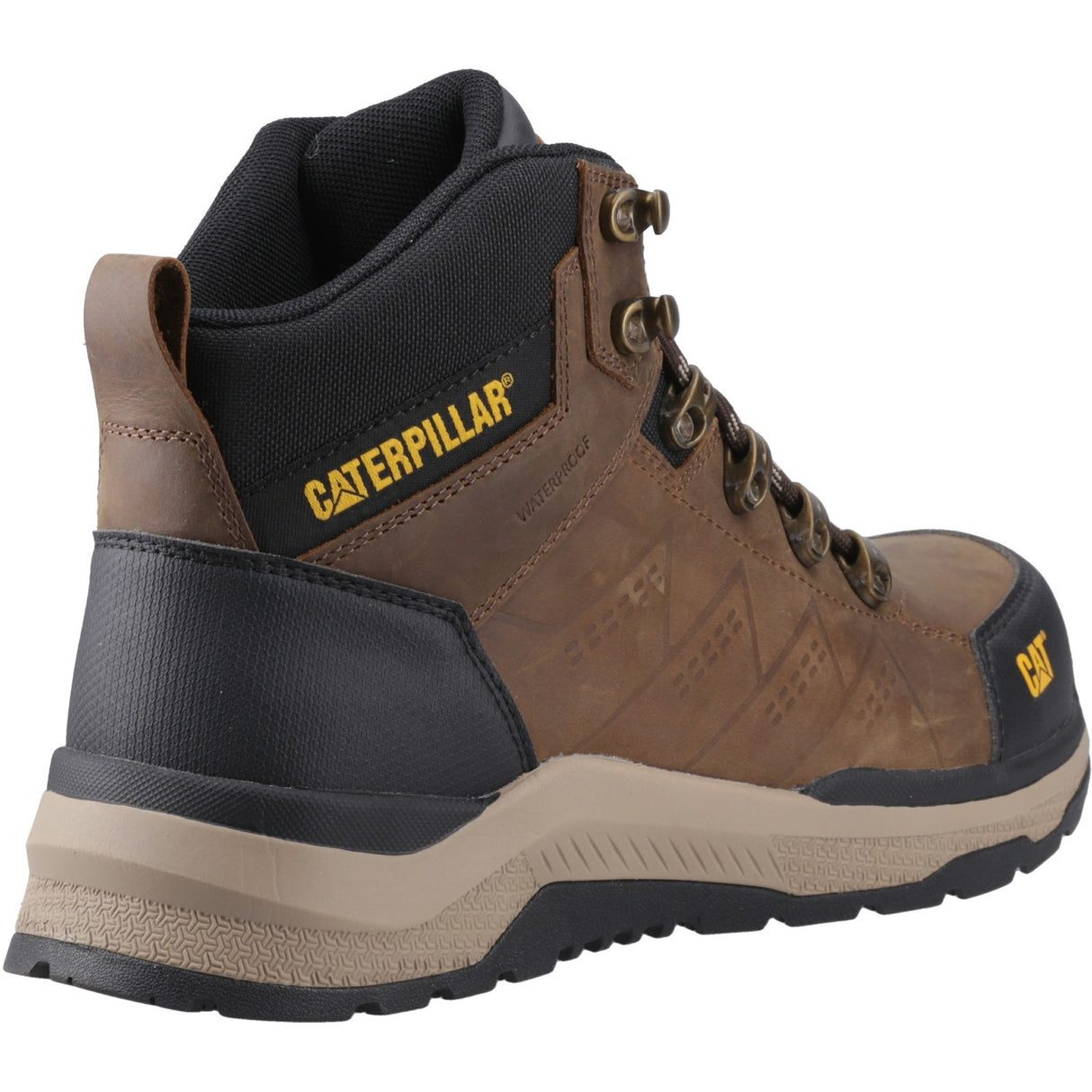 Inductor Leather Safety Boots Brown