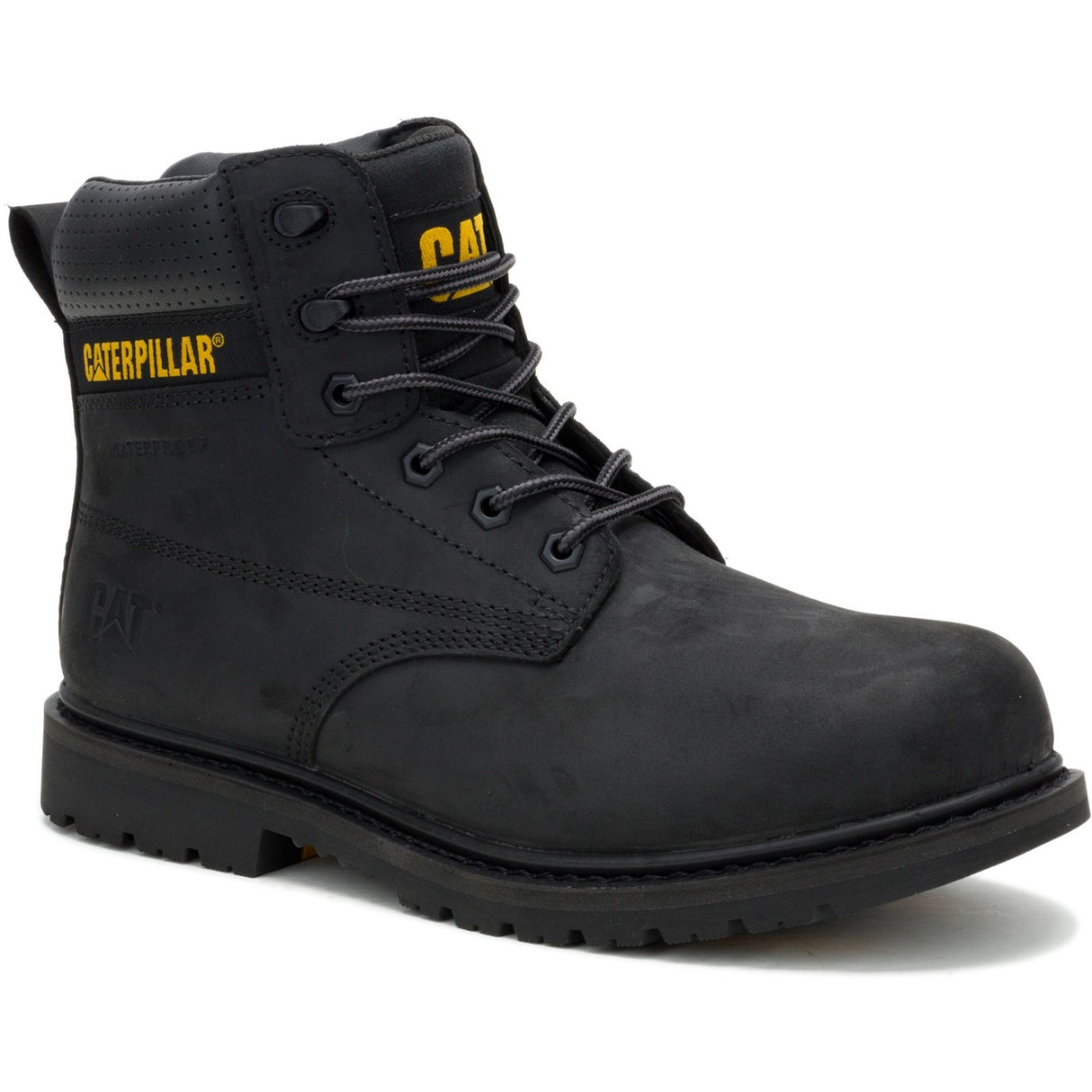 Silva Lace up Occupational Work Boots Black