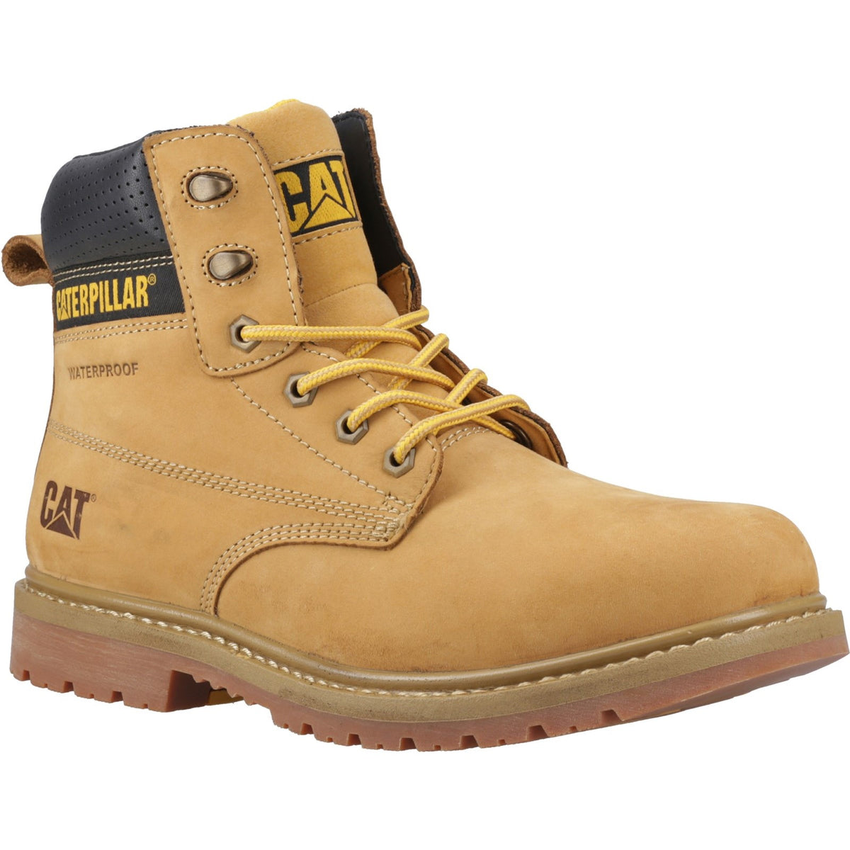 Silva Lace up Occupational Work Boots Honey