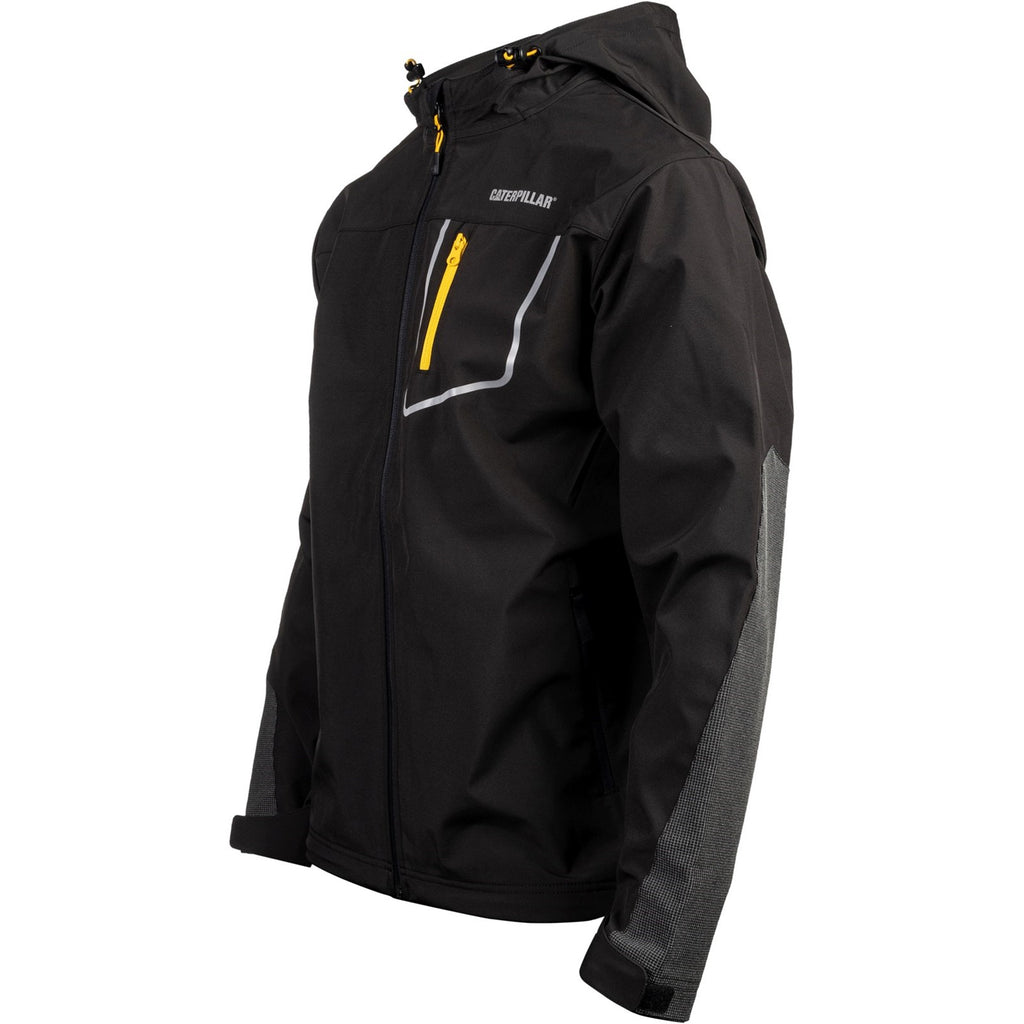 Capstone Hooded Soft Shell Jacket Black