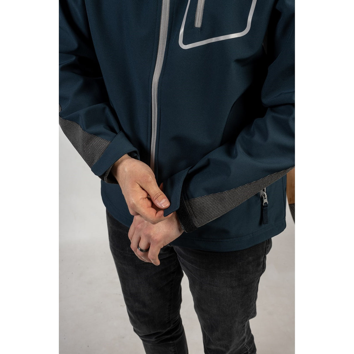 Capstone Hooded Soft Shell Jacket  Marine