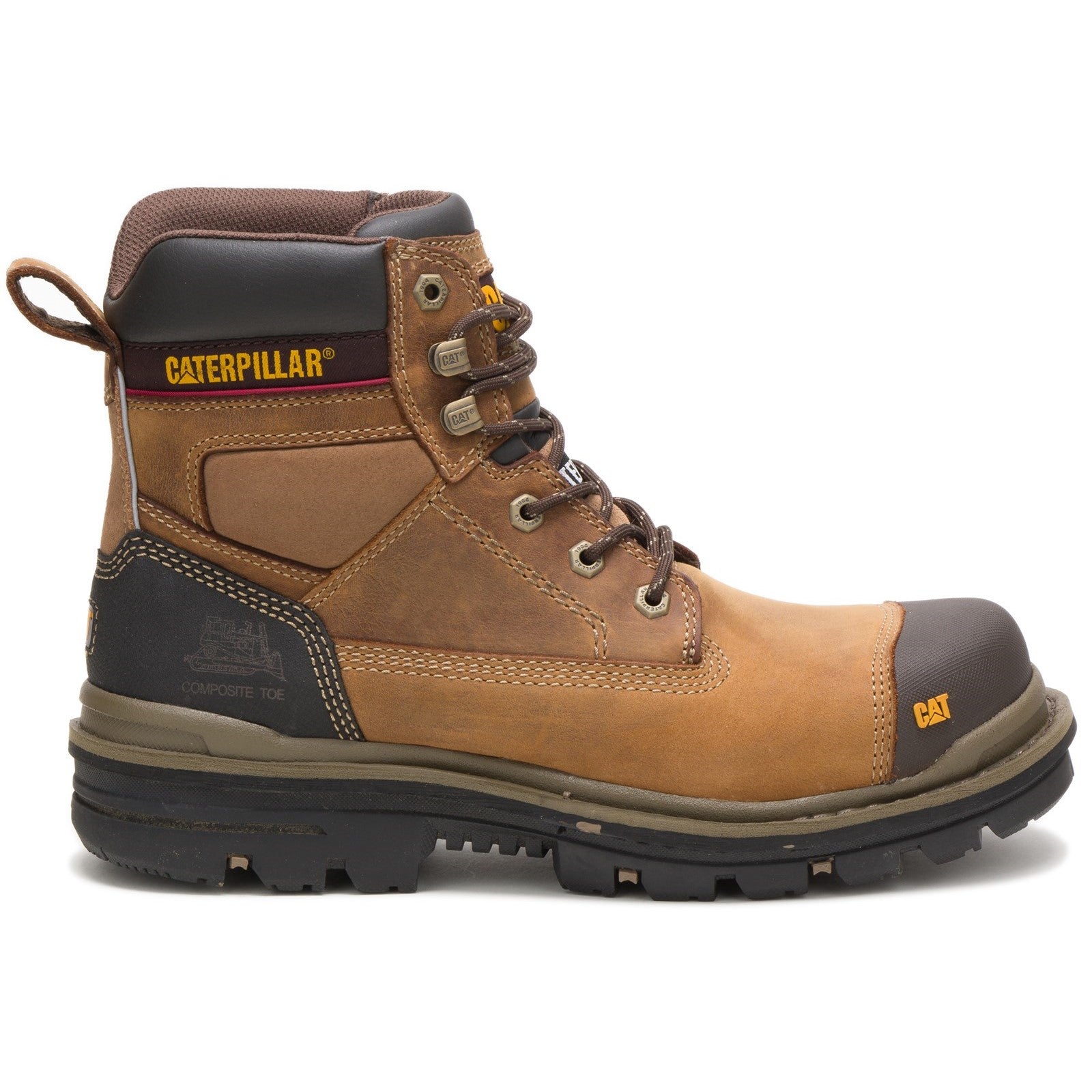 Mens Caterpillar Beige Gravel 6 Safety Boot Shop Caterpillar UK