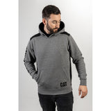 Logo Panel Hooded Sweatshirt  Dark Heather Grey