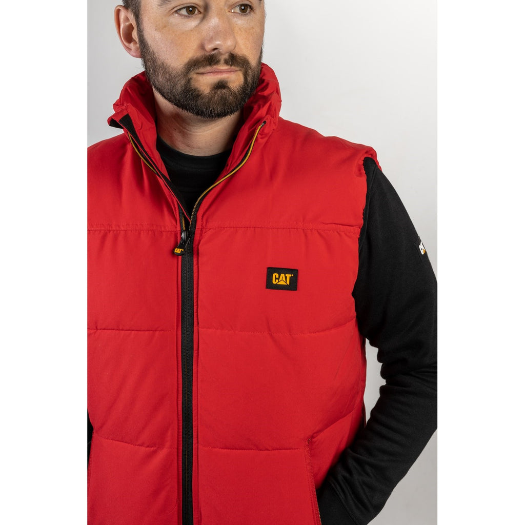 Mens Caterpillar Hot Red Arctic Zone Vest Shop Caterpillar UK