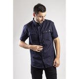 Button Up S/S Shirt  Navy