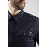 Button Up S/S Shirt  Navy