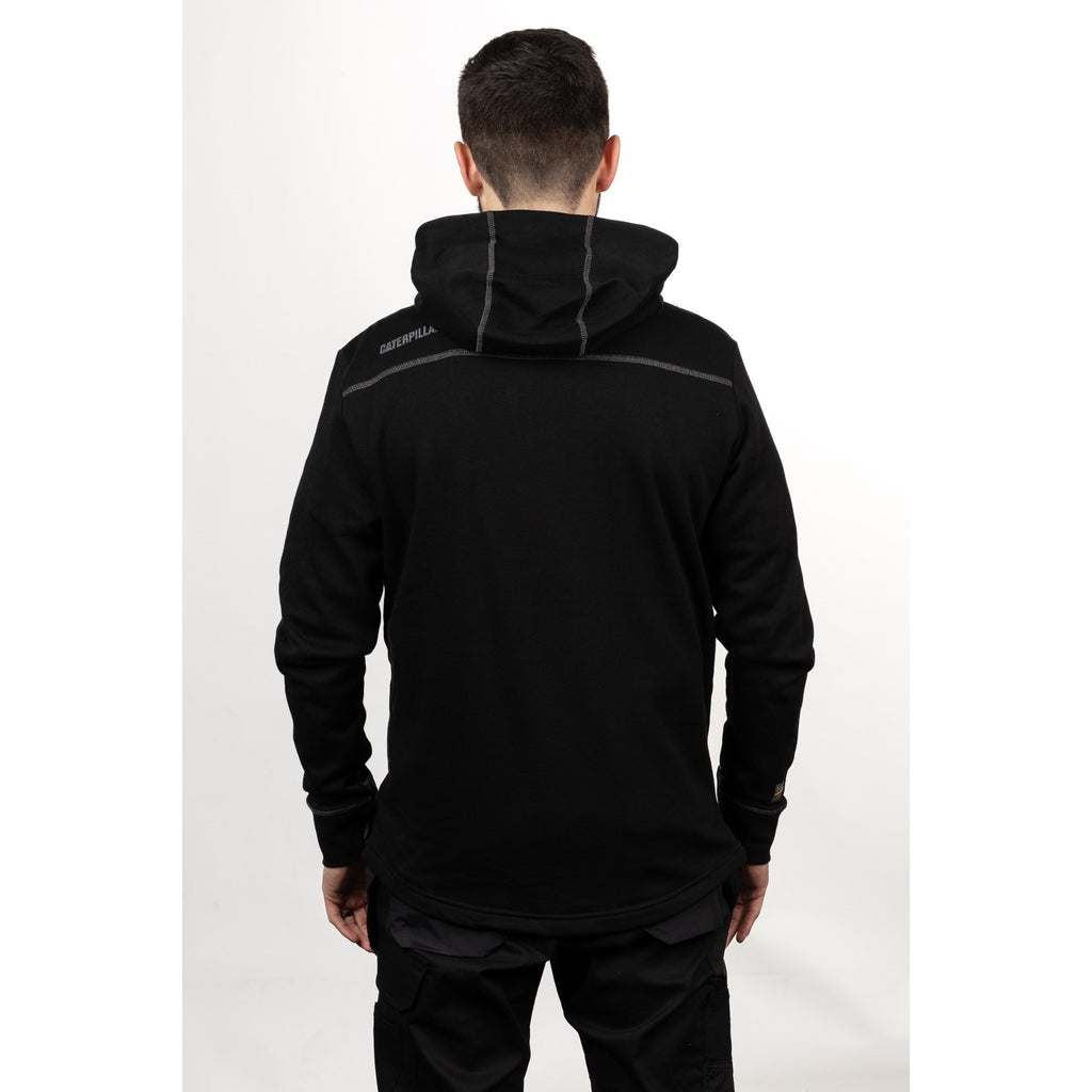 Mens Caterpillar Black H2O Zip Work Sweatshirt Shop Caterpillar UK