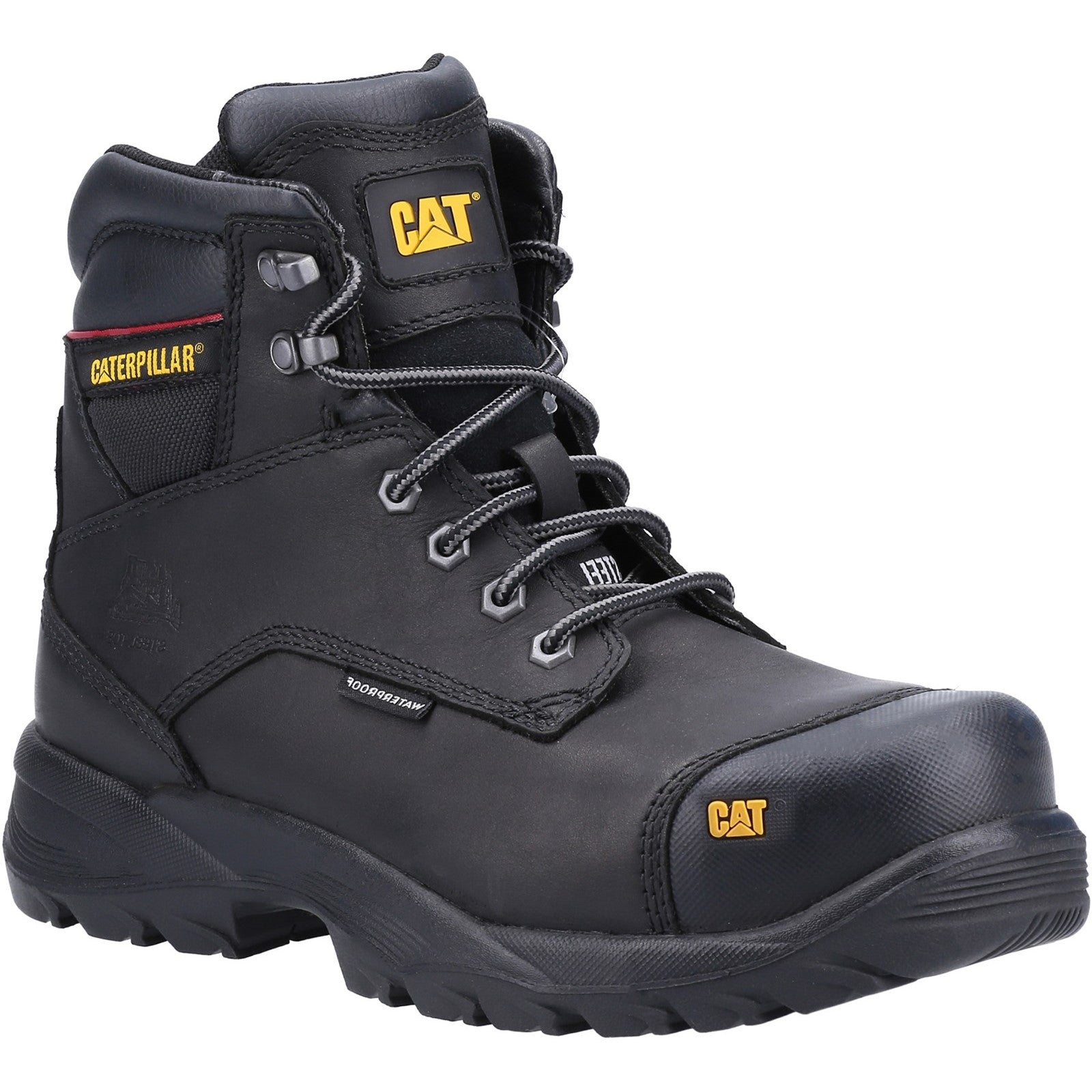 Waterproof Steel Cat Work Boots Review Mens Caterpillar Black