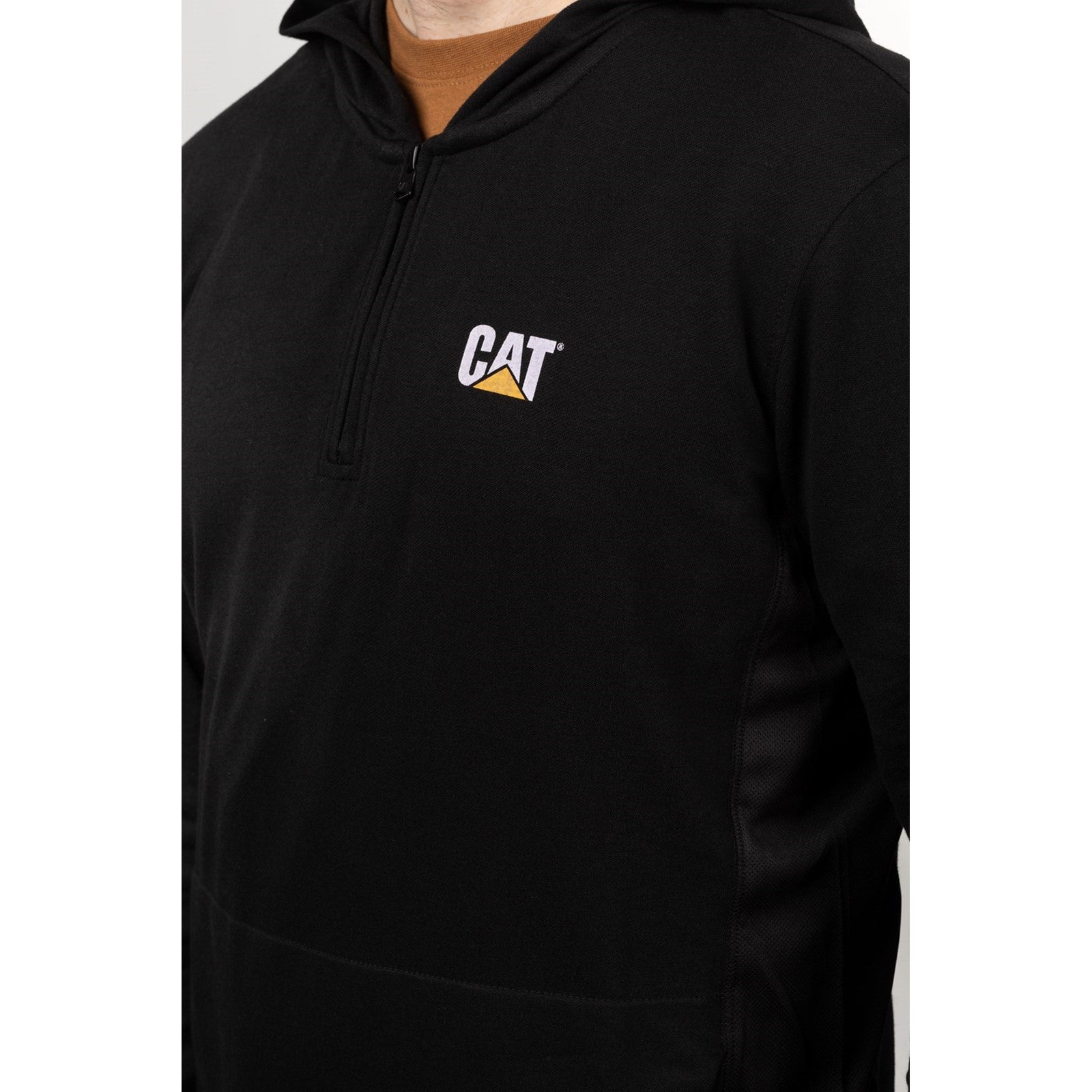 Coolmax Quarter Zip Hoodie Black