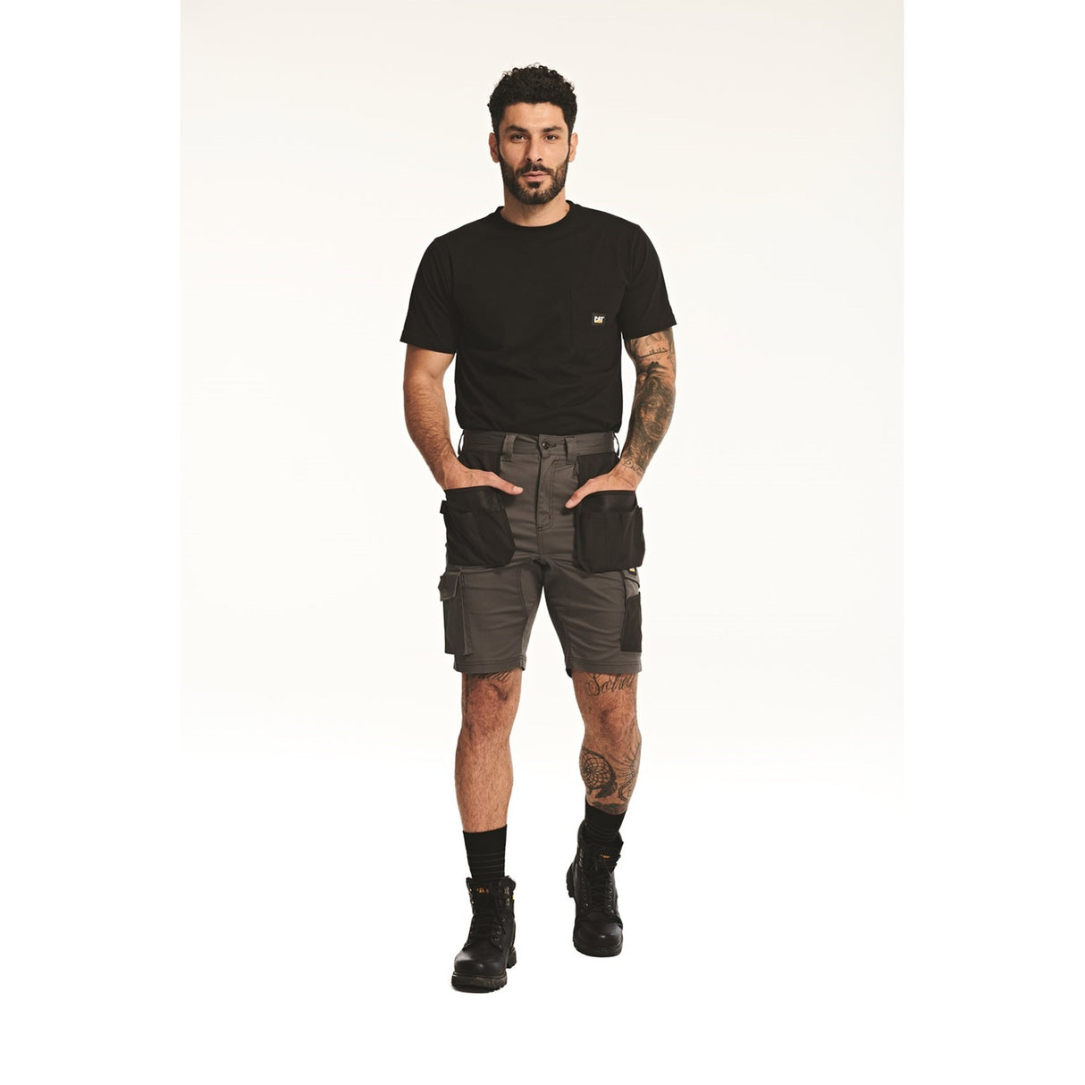 Essential Stretch Pocket Shorts  Dark Shadow