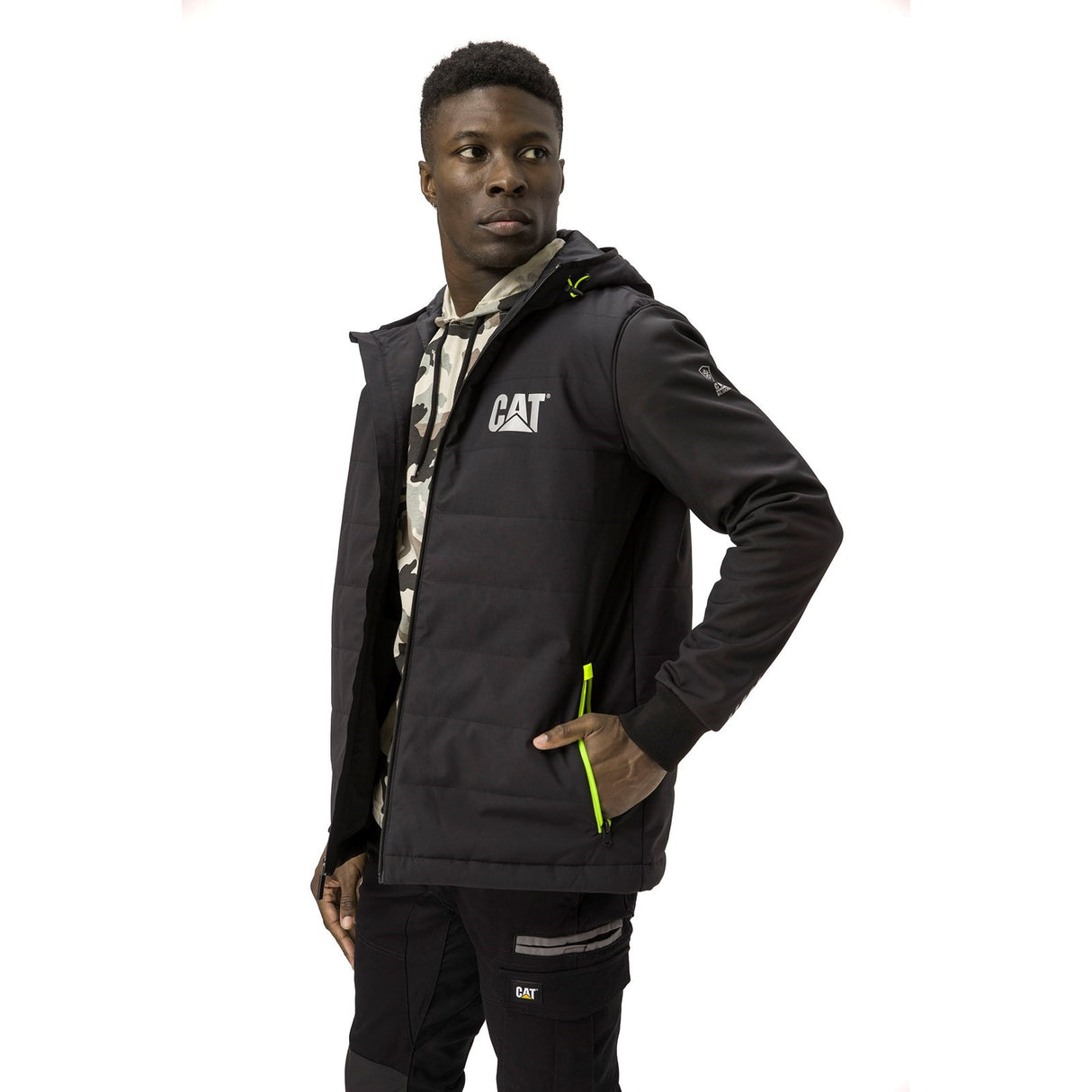 Tech Hybrid Jacket  Black