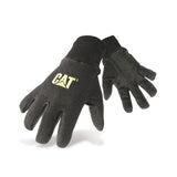 Jersey Dotted Glove  Black