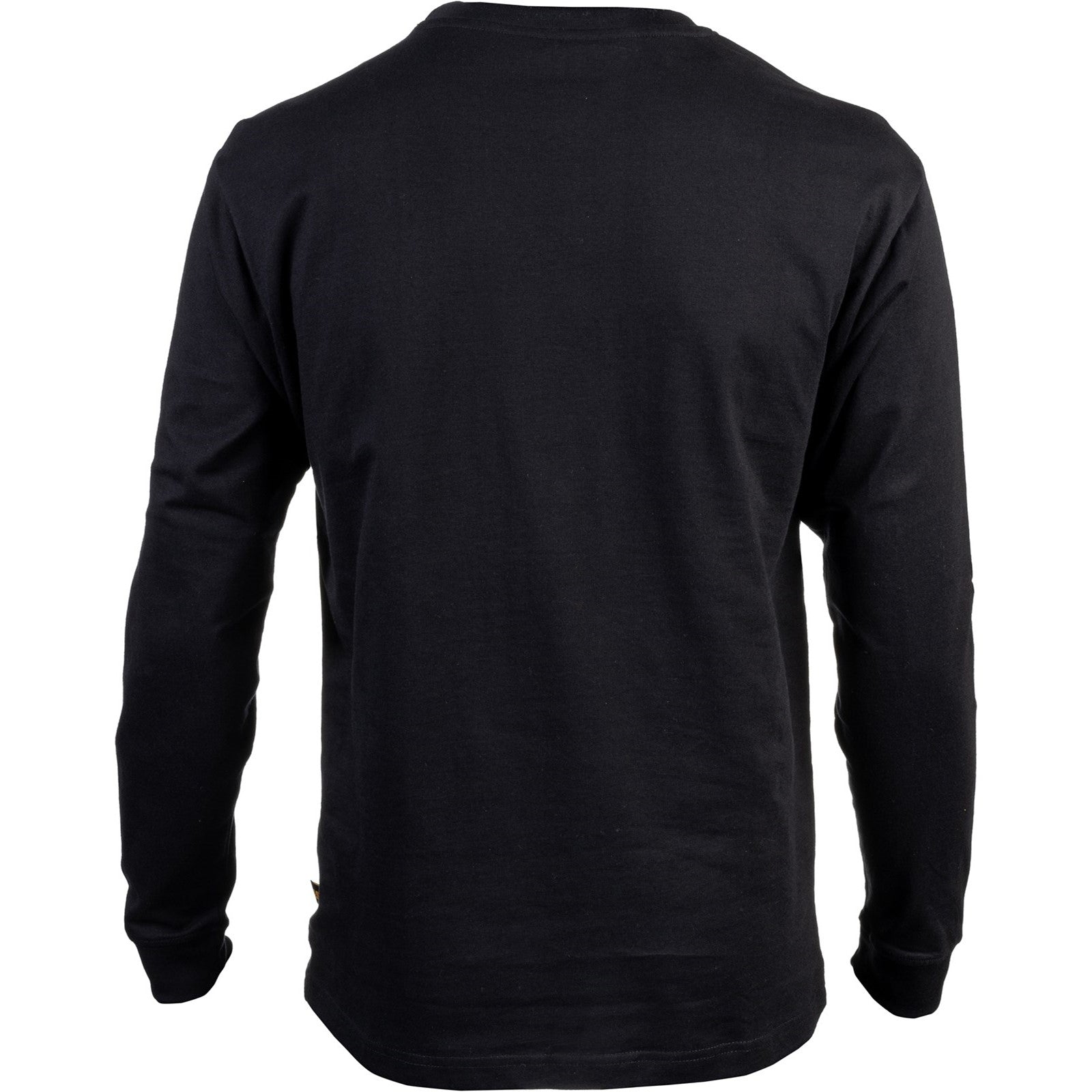 Mens Caterpillar Black Trademark Banner Long Sleeve T Shirt Shop Caterpillar UK